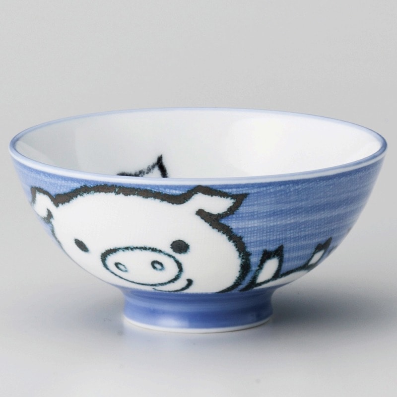 金正陶器 ぶた京型中平 1個(ご注文単位1個)【直送品】