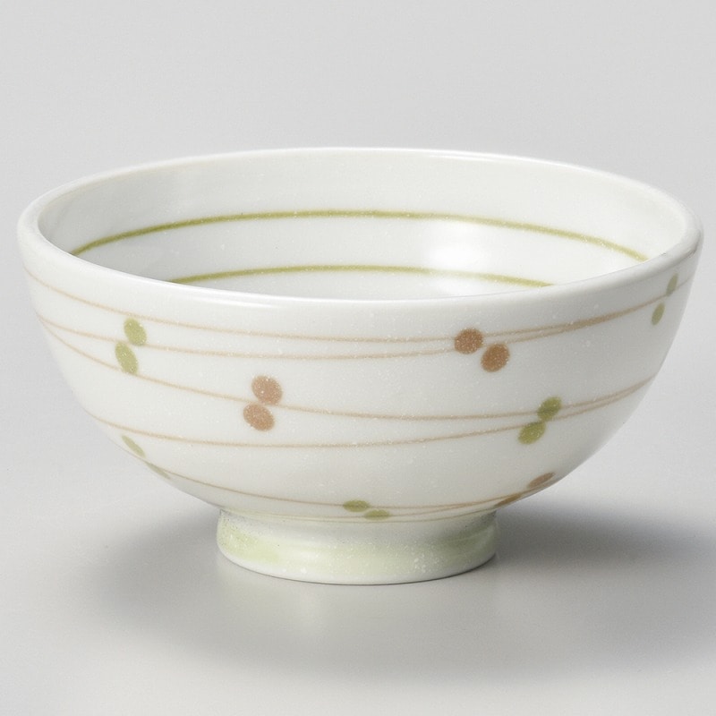金正陶器 軽量清流水玉グリーン中平 1個(ご注文単位1個)【直送品】