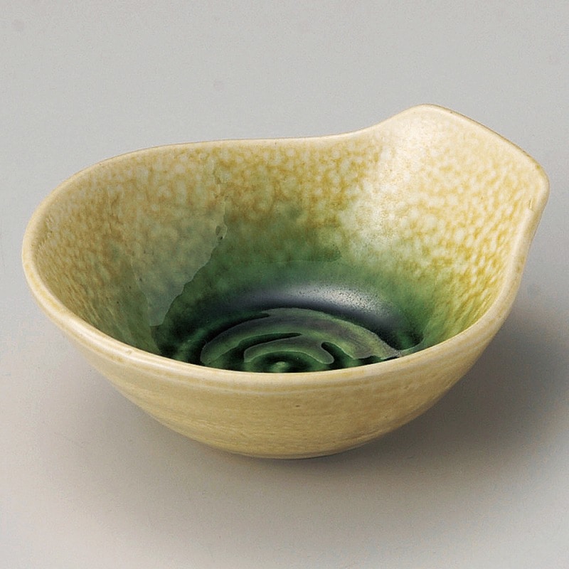 金正陶器 黄瀬戸織部とんすい 1個(ご注文単位1個)【直送品】