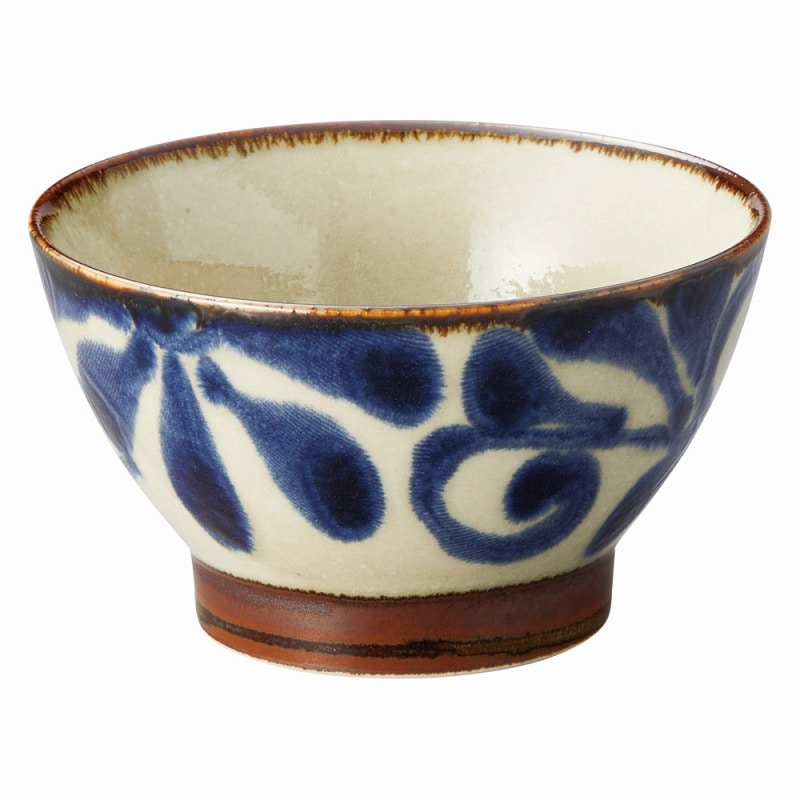 金正陶器 琉球るり唐草くらわんか3.6碗 1個(ご注文単位1個)【直送品】