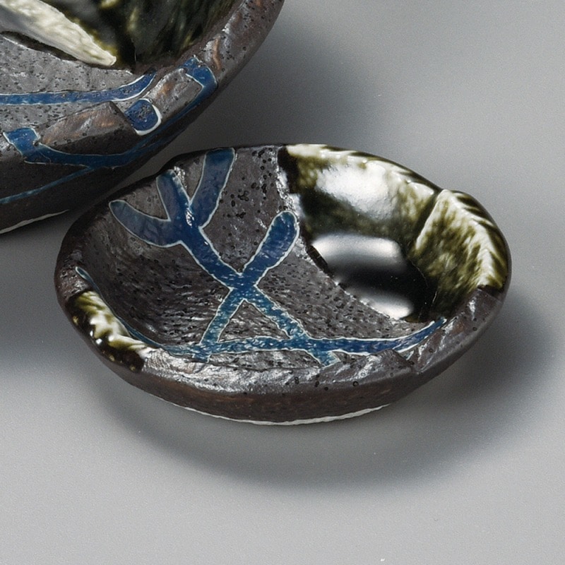 金正陶器 南蛮乱十草丸千代口 1個(ご注文単位1個)【直送品】