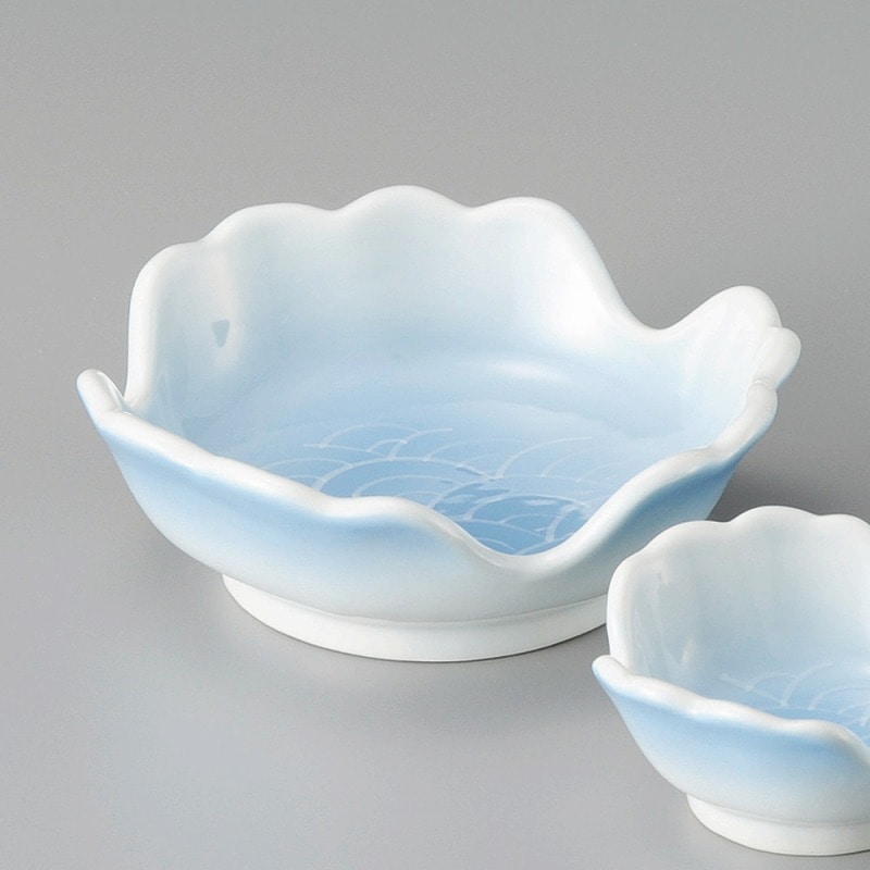 金正陶器 白波三葉5.0刺身鉢 1個(ご注文単位1個)【直送品】