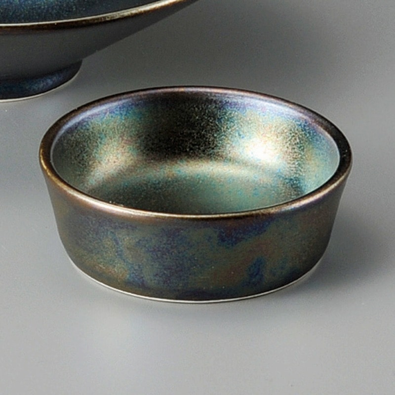 金正陶器 虹彩黒千代口 1個(ご注文単位1個)【直送品】