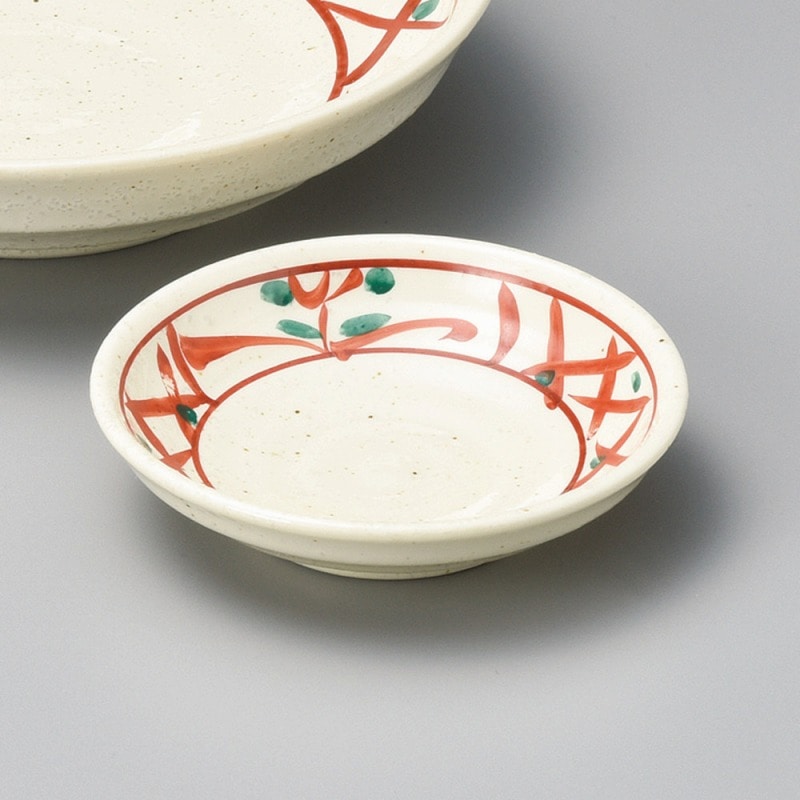 金正陶器 赤絵万歴粉引千代口 1個(ご注文単位1個)【直送品】