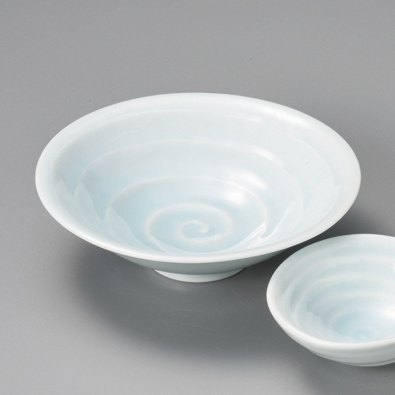 金正陶器 青白磁うず潮向付 1個(ご注文単位1個)【直送品】