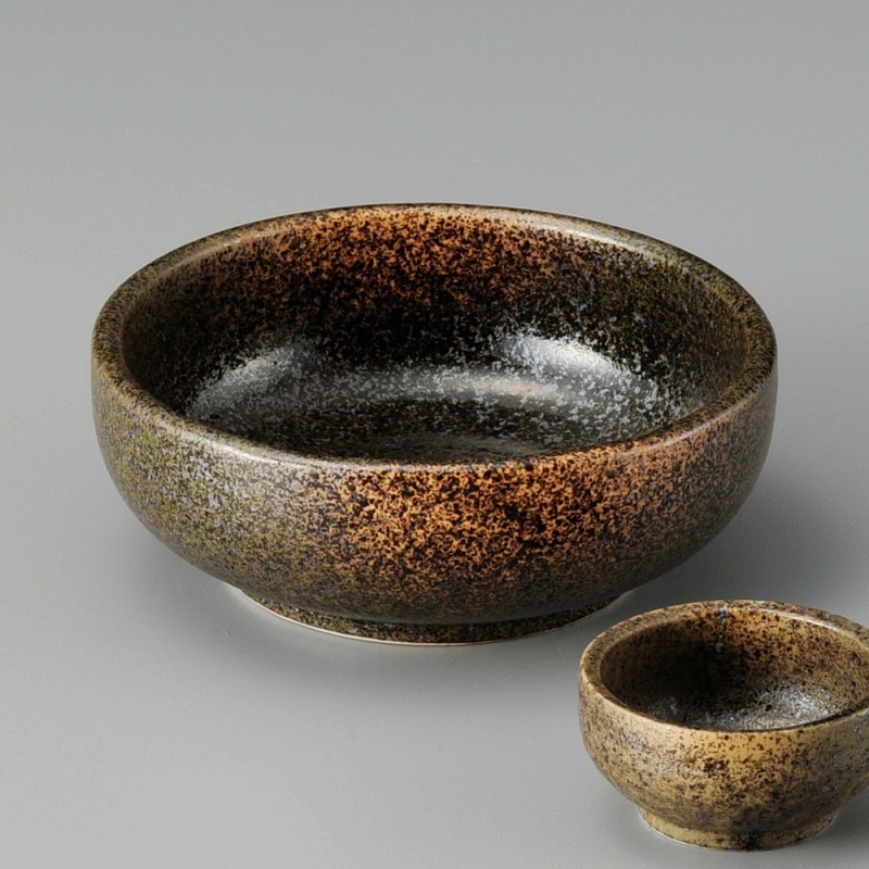 金正陶器 緑天目丸向付 1個(ご注文単位1個)【直送品】
