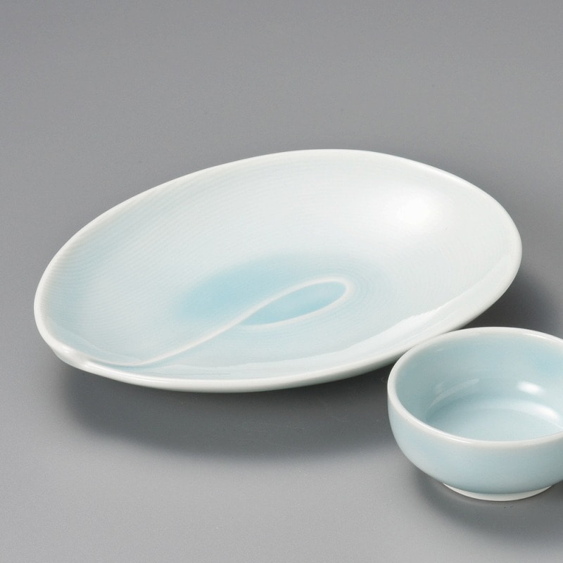 金正陶器 青磁とじめ向付 1個(ご注文単位1個)【直送品】