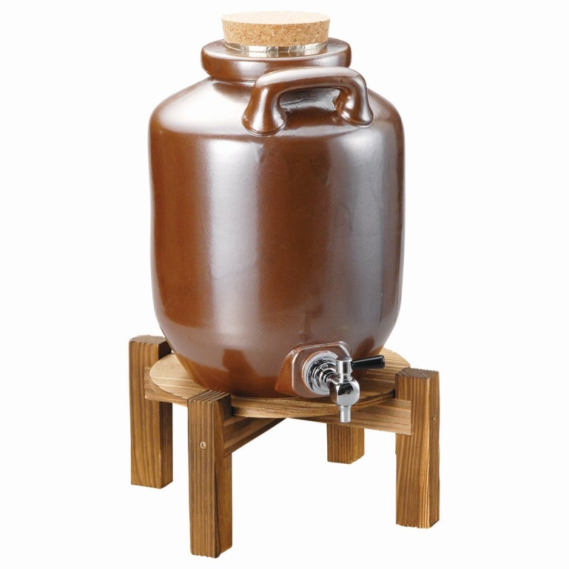 金正陶器 茶耳付ｻｰﾊﾞｰ1斗 1個（ご注文単位1個）【直送品】