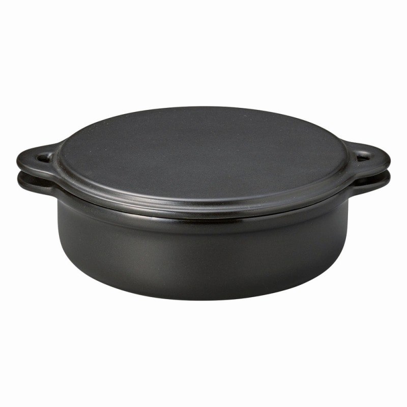 金正陶器 PETRA・黒オーブン・ご飯鍋・2合用 1個(ご注文単位1個)【直送品】