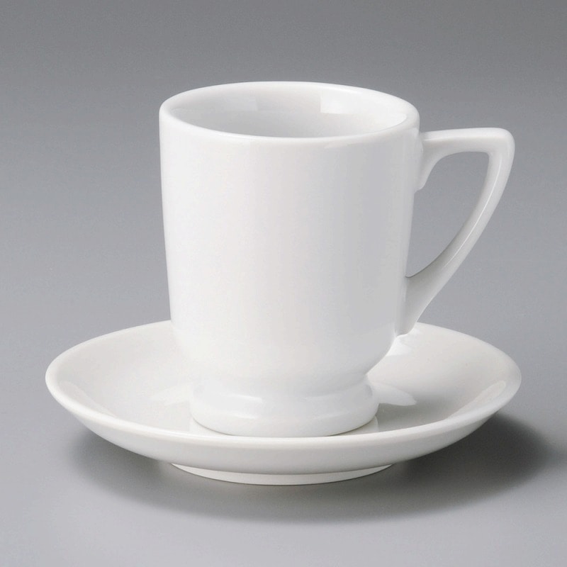 金正陶器 白高台M受皿(くぼみ無) 1個 ※ソーサー単品のみ(ご注文単位1個)【直送品】
