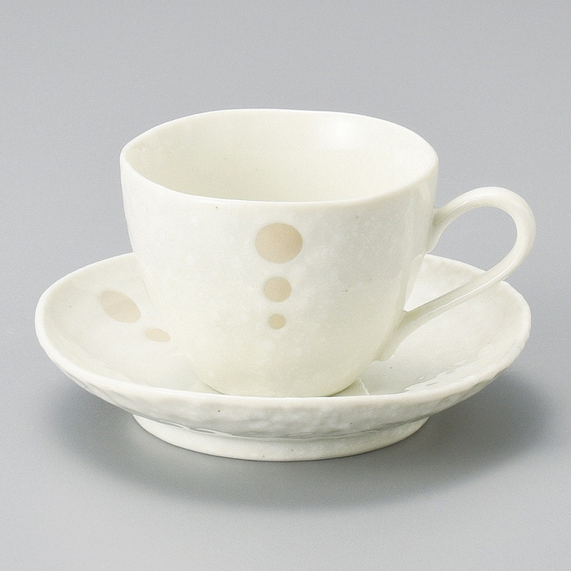 金正陶器 ﾄﾞｯﾄ白ｺｰﾋｰ碗丈 1個 ※カップ単品のみ（ご注文単位1個）【直送品】