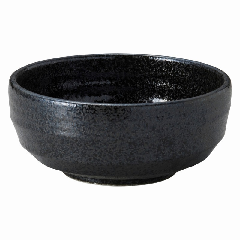 金正陶器 らせん ブラック4.5鉢 1個(ご注文単位1個)【直送品】