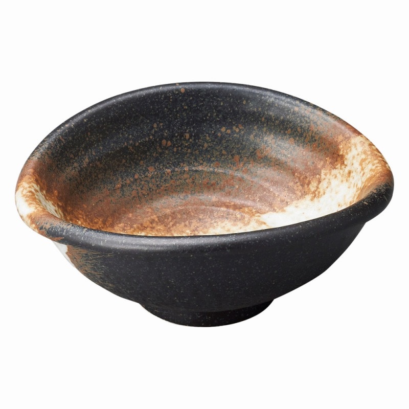 金正陶器 いぶし備前 (M)楕円鉢 1個(ご注文単位1個)【直送品】