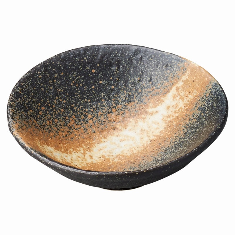 金正陶器 いぶし備前 平鉢 1個(ご注文単位1個)【直送品】