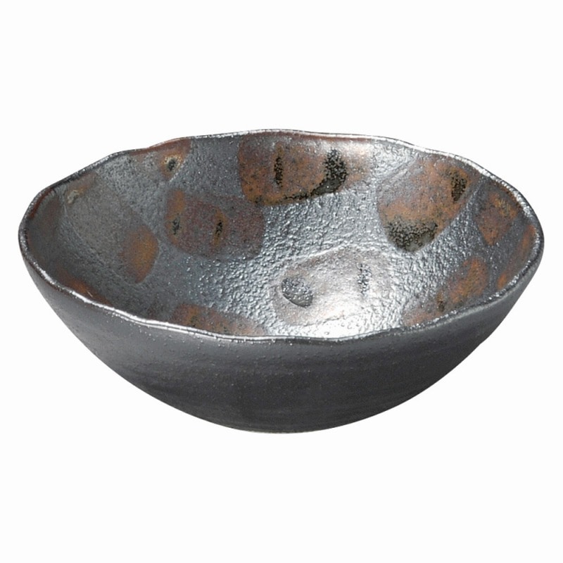 金正陶器 黒市松 盛り鉢(中) 1個(ご注文単位1個)【直送品】