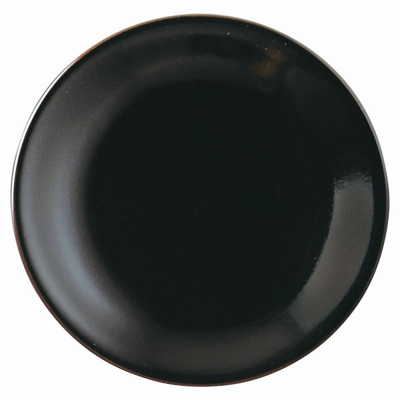金正陶器 柚子黒天目 6.5皿 1個(ご注文単位1個)【直送品】
