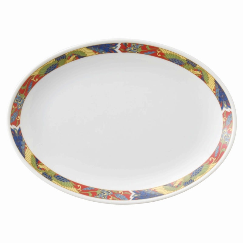 金正陶器 紅鳳凰 9吋メタプラター 1個(ご注文単位1個)【直送品】