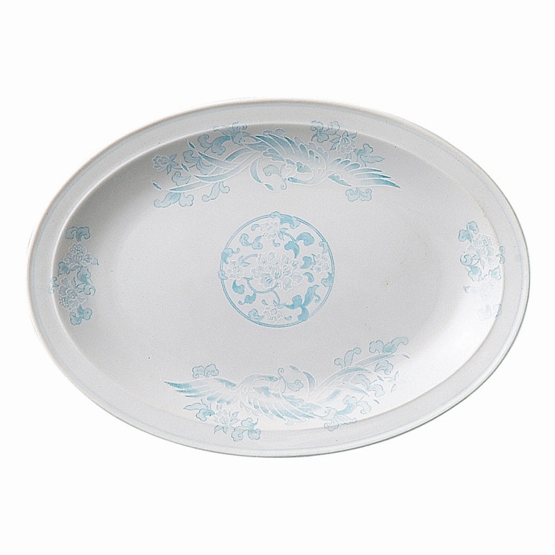 金正陶器 白楽鳳凰 10吋プラター 1個(ご注文単位1個)【直送品】
