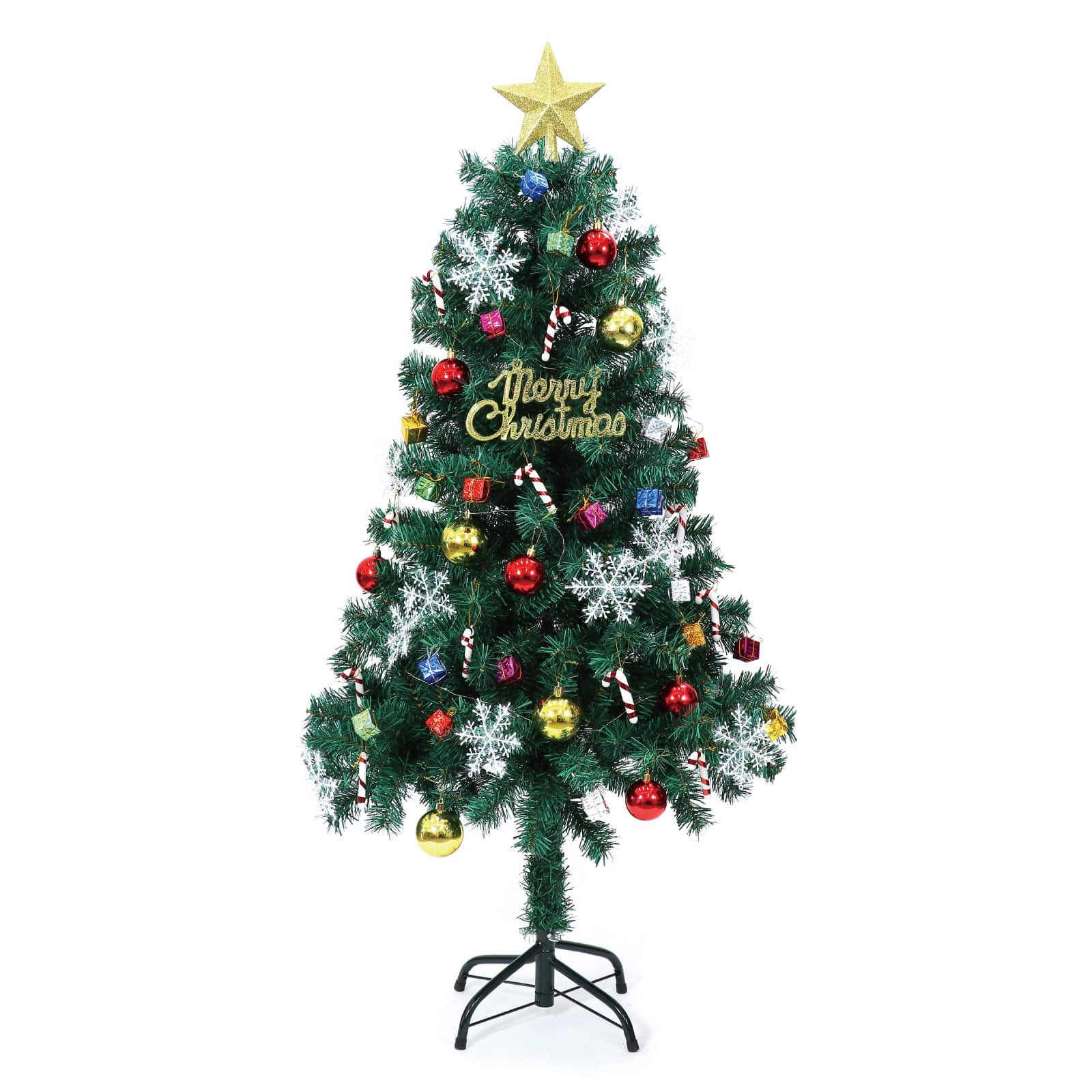 ㈱アーテッククリスマスツリー120cm オーナメント付き 1個(ご注文単位1個)【直送品】