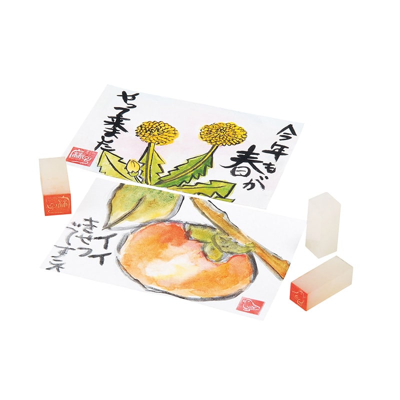 ㈱アーテックてん刻消しゴム 15×15×40 2本入 1セット(ご注文単位1セット)【直送品】