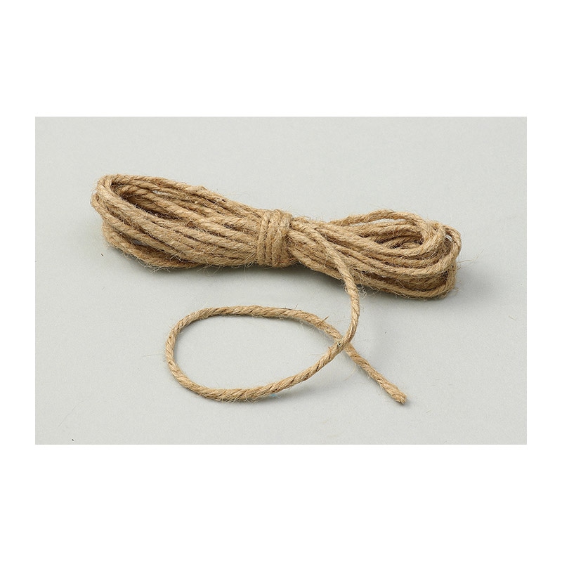 ㈱アーテック麻ひも(5M)φ2mm 1本 1個(ご注文単位1個)【直送品】