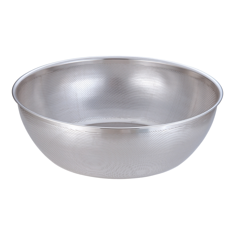 18-8　HACCPパンチング浅型ざる 60cm 1袋（ご注文単位1袋）【直送品】