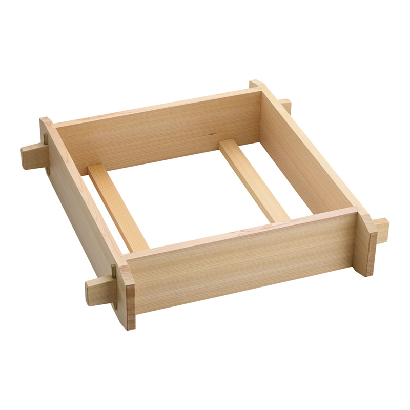 木製 角セイロ 関東型(サワラ材) 42cm 1箱(ご注文単位1箱)【直送品】