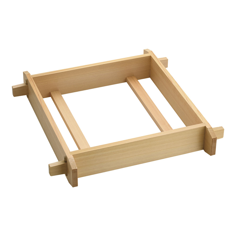 木製 角セイロ 浅口(サワラ材) 42cm 1箱(ご注文単位1箱)【直送品】