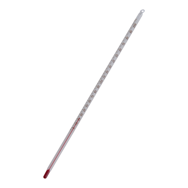 ガラス棒状温度計　アルコール 0～＋200℃ 1箱（ご注文単位1箱）【直送品】