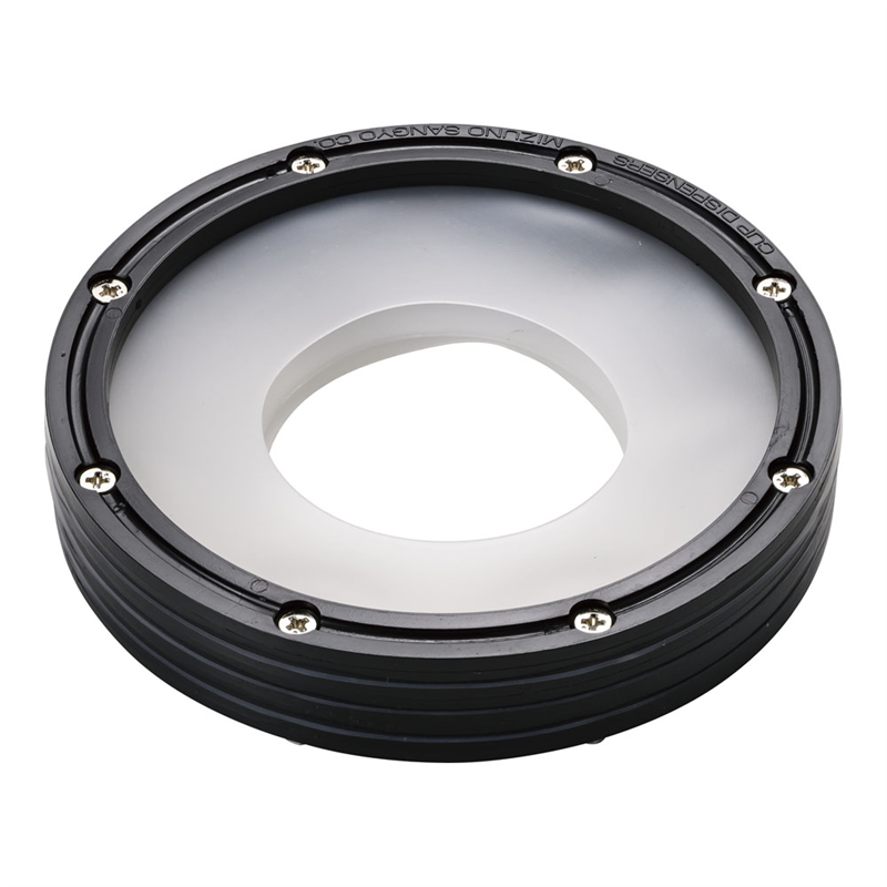 カップディスペンサー用アダプター 09212 72口径用 (黒) 1袋(ご注文単位1袋)【直送品】