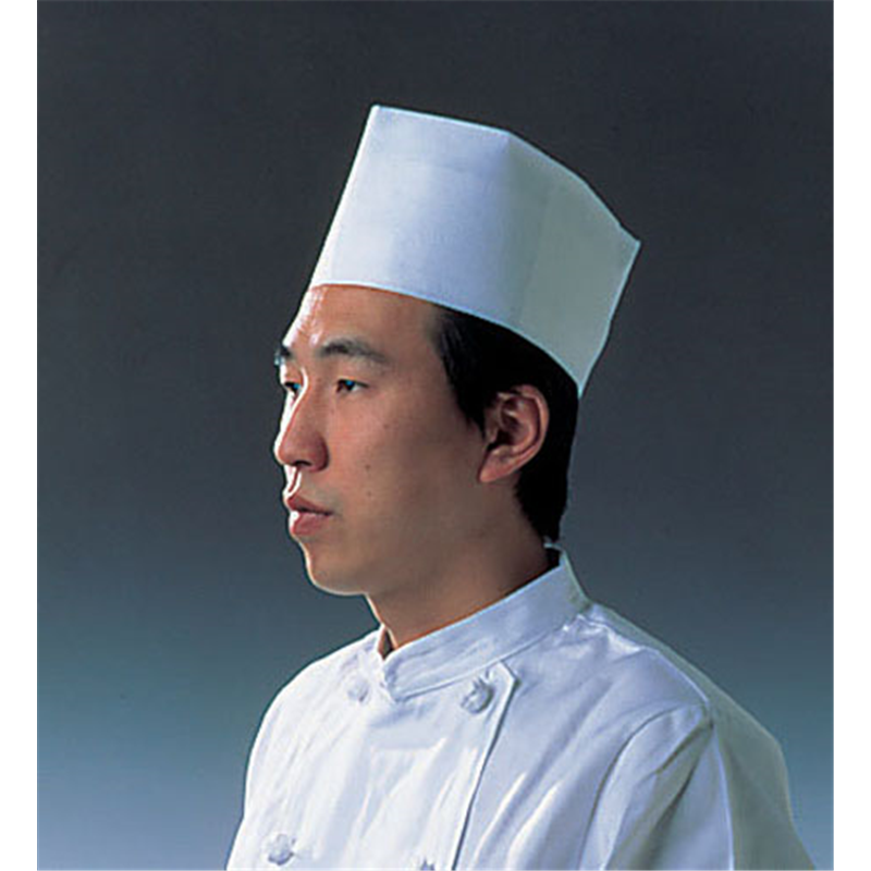 使い捨て中華帽子　D31110 （50枚入） 1袋（ご注文単位1袋）【直送品】