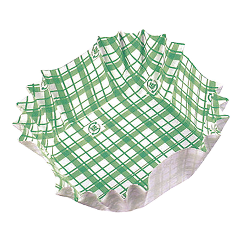 紙カップ ココケース 正角(500枚入) 緑 1袋(ご注文単位1袋)【直送品】