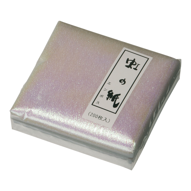 虹の紙 エンボス(200枚入) M30-405 1袋(ご注文単位1袋)【直送品】