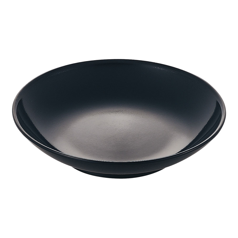 メラミン シンプル食器 小皿10 SP-41B 黒 1個(ご注文単位1個)【直送品】