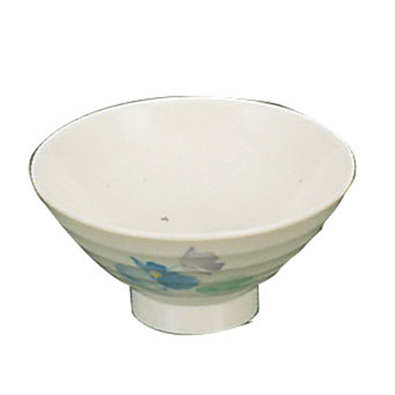 メラミン「すみれ」飯椀　　　　　VO-4  1袋（ご注文単位1袋）【直送品】