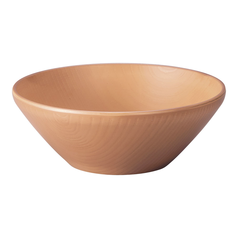 ウォールナ サラダボール 15cm ライトブラウン 1個(ご注文単位1個)【直送品】