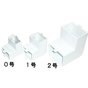 オーム電機 DZ-KDI2W 00-4167 ダクト用入・出隅 2号（ご注文単位1袋）【直送品】