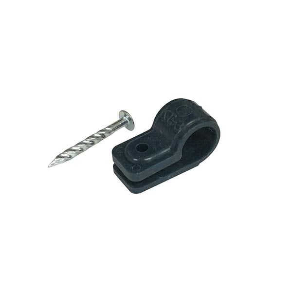 オーム電機 KT-320P 00-4262 SV片サドル 釘付 KT3 20個入(ご注文単位3袋)【直送品】