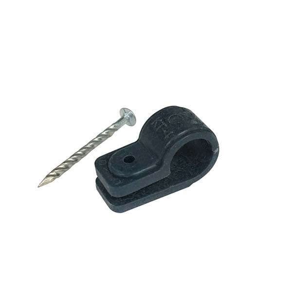 オーム電機 KT-415P 00-4263 SV片サドル 釘付 KT4 15個入(ご注文単位3袋)【直送品】