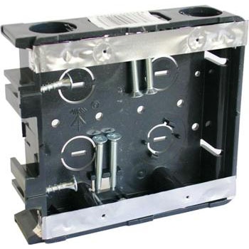 オーム電機 SBS-WM 00-9128 浅型スライドボックス 2ヶ用(ご注文単位1袋)【直送品】