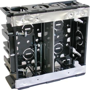 オーム電機 SBW-M 00-9130 台付スライドボックス 2ヶ用(ご注文単位1袋)【直送品】