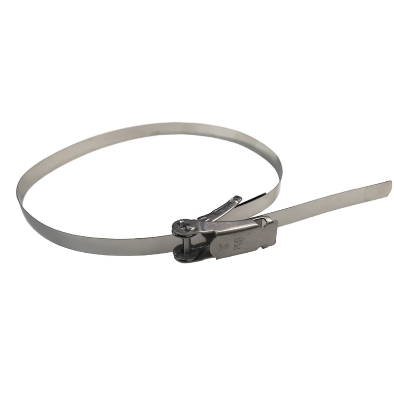 オーム電機 DZ-POB6 00-9473 ポールバンド ステンレス 幅10mm 長さ600mm DZ-POB6(ご注文単位1袋)【直送品】