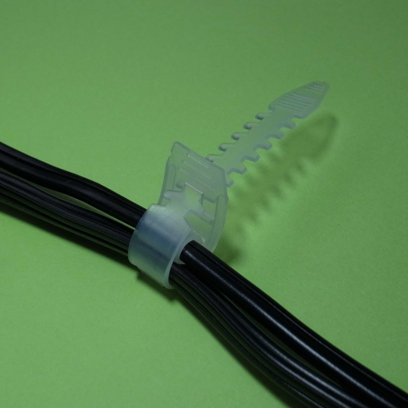 オーム電機 LOB-CB1215W 09-1710 コードバンド 結束径φ21mm 15本入 白(ご注文単位1袋)【直送品】