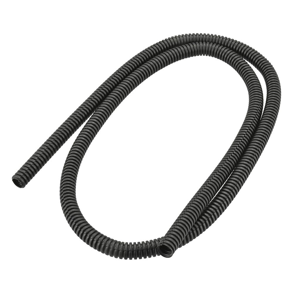 オーム電機 DZ-CT7 09-1877 コルゲートチューブφ7 黒 1m(ご注文単位1袋)【直送品】