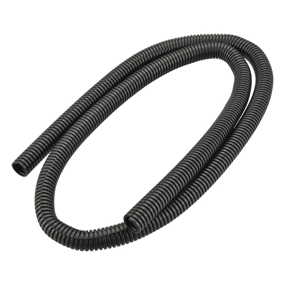 オーム電機 DZ-CT10 09-1878 コルゲートチューブφ10 黒 1m(ご注文単位1袋)【直送品】