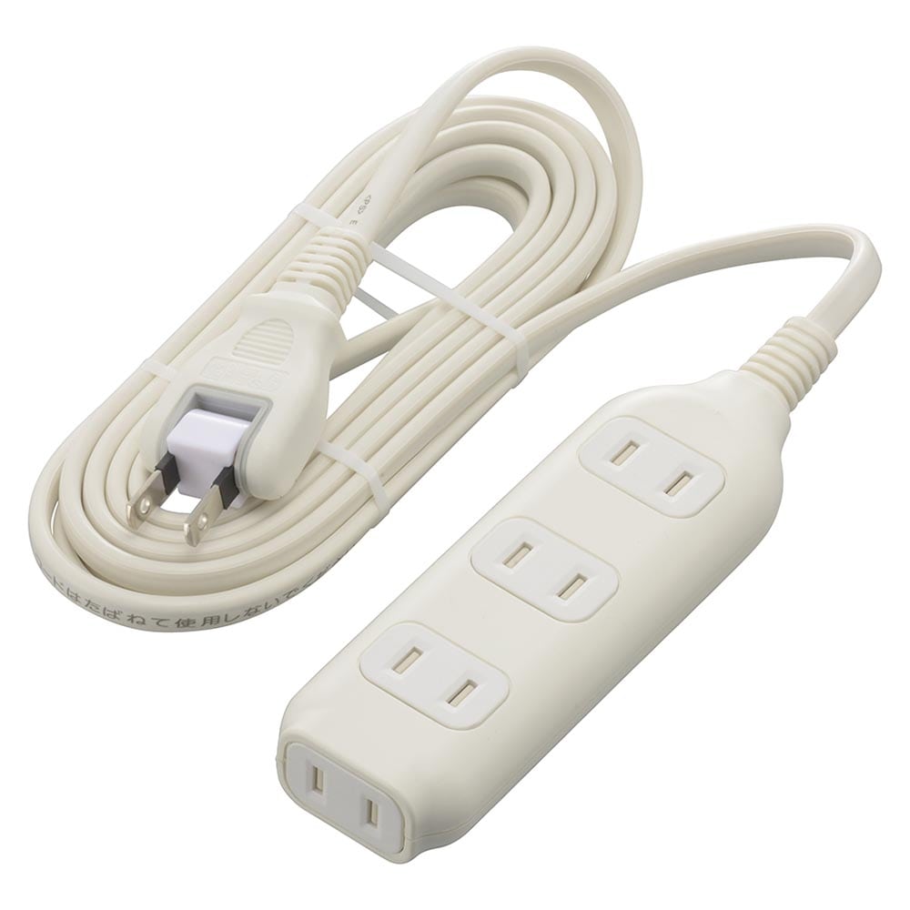 オーム電機 4個口タップ 3m 1個(ご注文単位1個)【直送品】