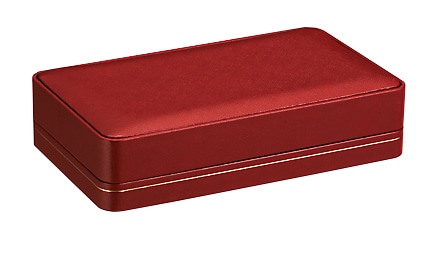 CS-17-N-RED パールネックレスケース レッド 1個 (ご注文単位5個)【直送品】
