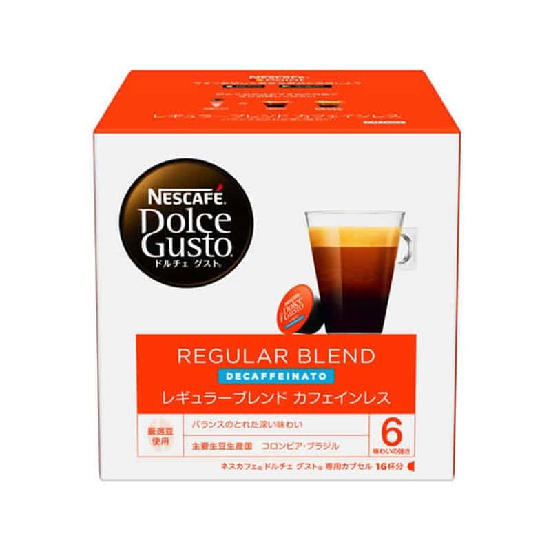 ネスレ ネスカフェ ドルチェ グスト 専用カプセル カフェインレス 16杯分 1箱※軽(ご注文単位1箱)【直送品】