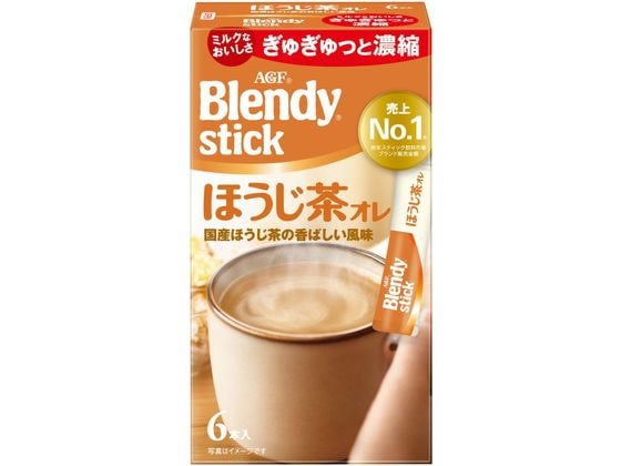 AGF ブレンディ スティック ほうじ茶オレ 6本 1箱※軽(ご注文単位1箱)【直送品】