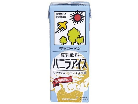 キッコーマンソイフーズ 豆乳 飲料バニラアイス 200ML 410650 1本※軽(ご注文単位1本)【直送品】